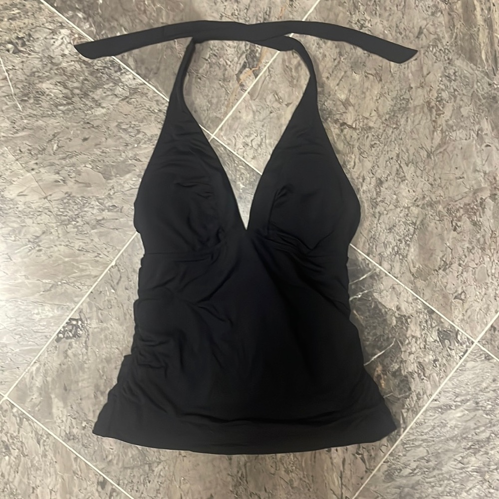 Black Athleta size S Tankini Top